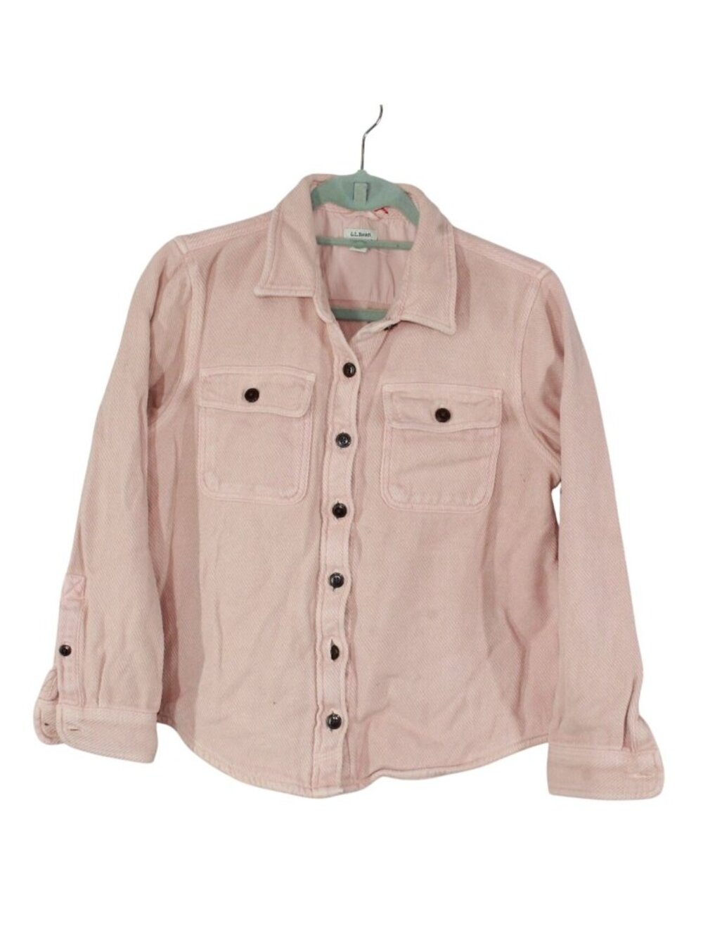 LL Bean 1912 Overshirt Women's Button Down Cotton Casual Everyday Workwear S Pet
